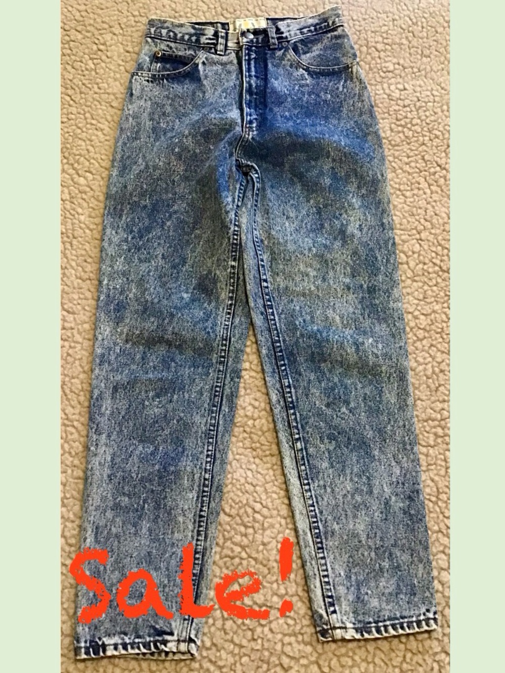 * SALE * Vintage Acid Wash High Rise Jeans